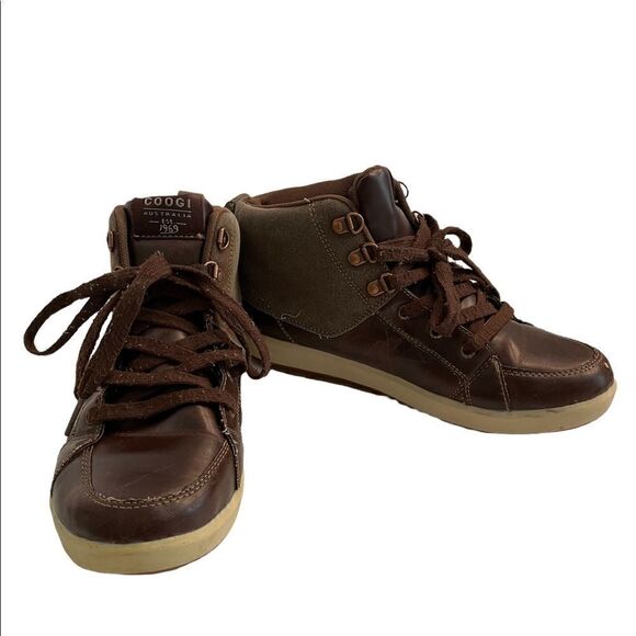 Coogi Australia High Top sneakers brown size 7 - Picture 1 of 11